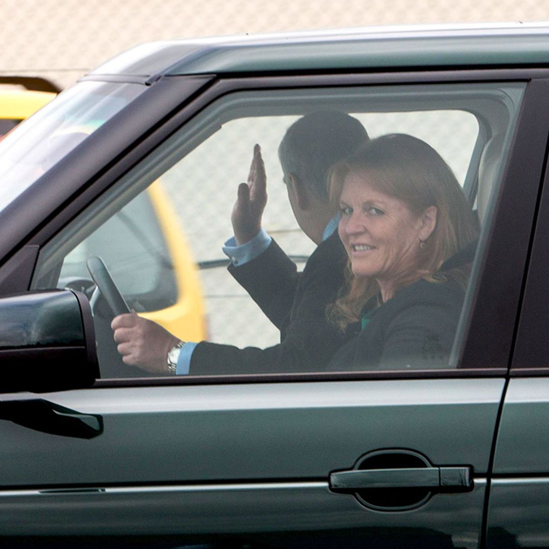 Prince Andrew and Sarah Ferguson arrive in Malaga for summer holiday