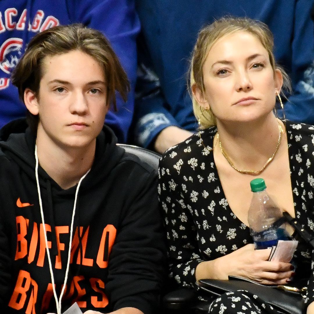 Goldie Hawn's oldest grandson Ryder, 21, towers over famous mom Kate Hudson in new family update