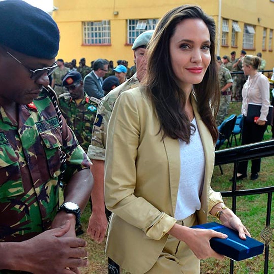 Angelina Jolie visits refugees in Kenya after keeping low profile