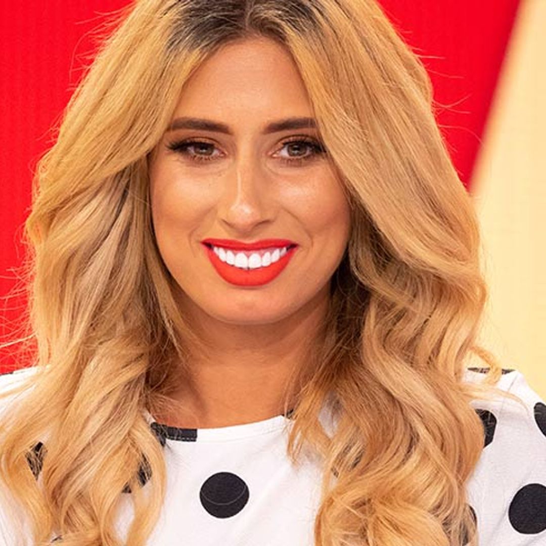Stacey Solomon's pink leopard print dress is one of the most gorgeous outfits we have seen her in