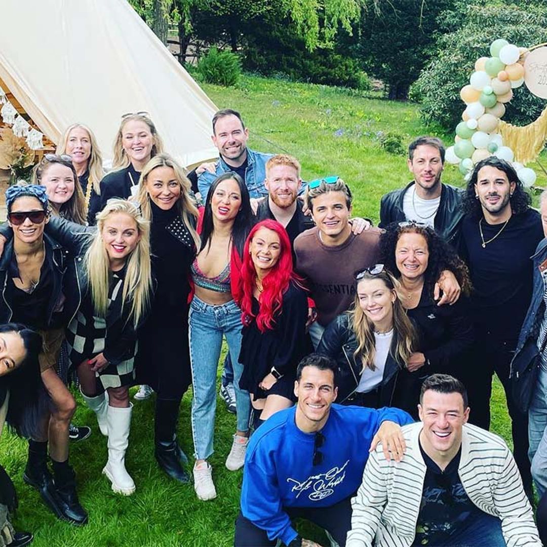 Dianne Buswell transforms beautiful garden for epic birthday party with Strictly co-stars
