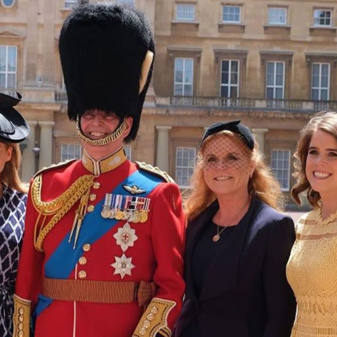 Princesses Eugenie, Beatrice and Sarah Ferguson SURPRISE by joining Prince Andrew at Horseguard's Parade – alongside Jack and Edoardo, too
