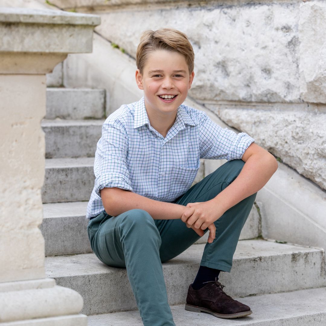 Prince George looks all grown-up as he beams in new portrait for 10th birthday