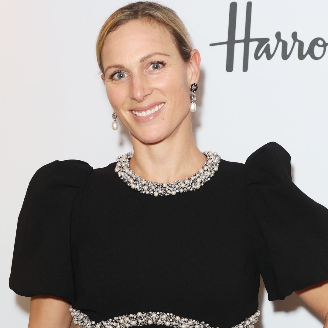 Zara Tindall exudes confidence in daring backless dress dripping in pearls