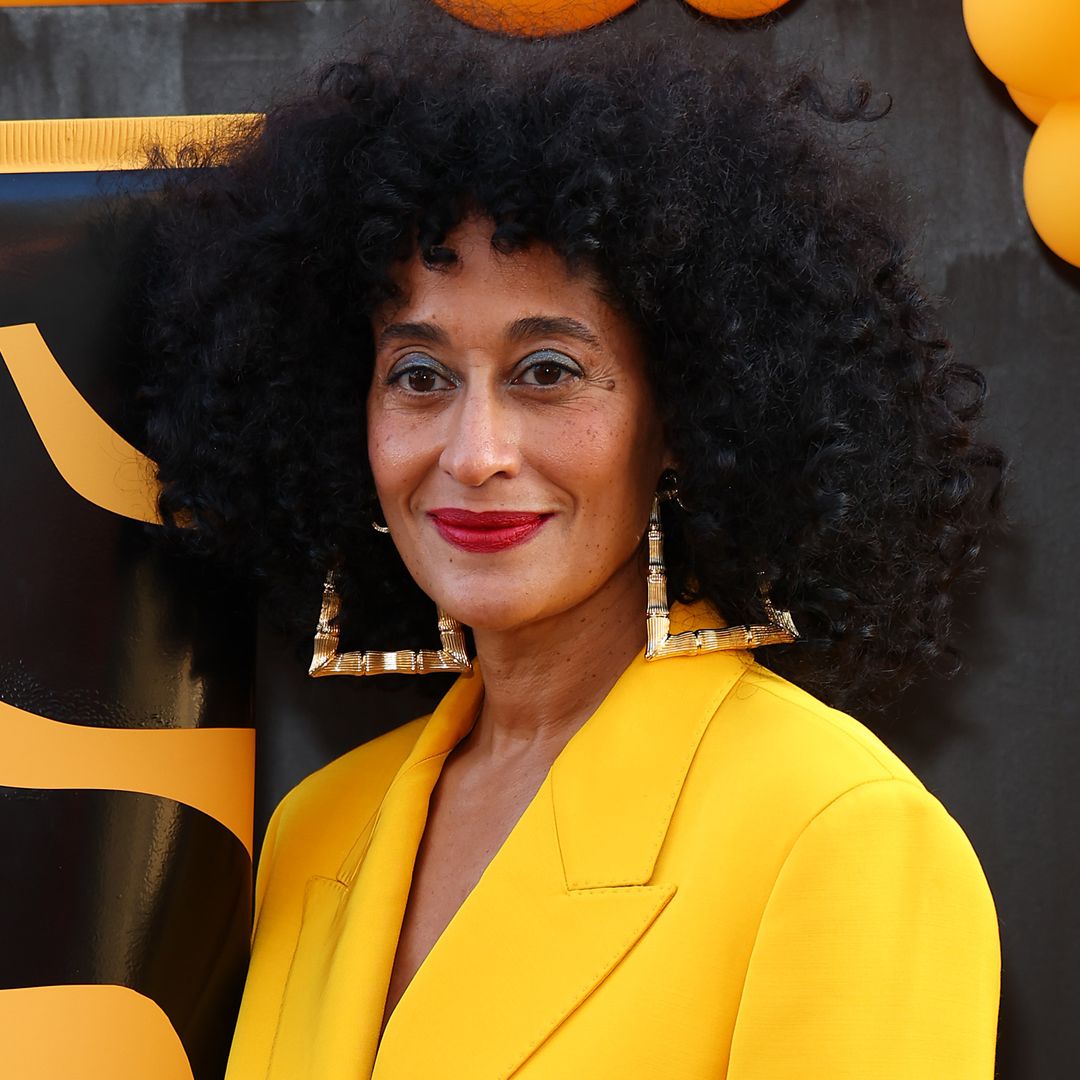 Tracee Ellis Ross causes a stir in high-waisted pants and glittering bodysuit