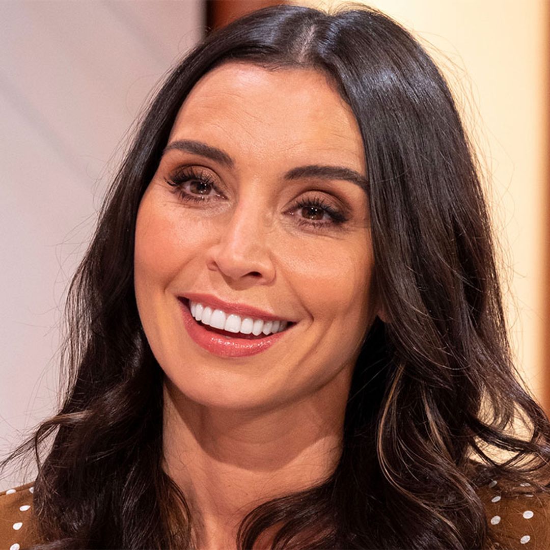 Christine Lampard dazzles Lorraine viewers with an unbelievable yellow check dress