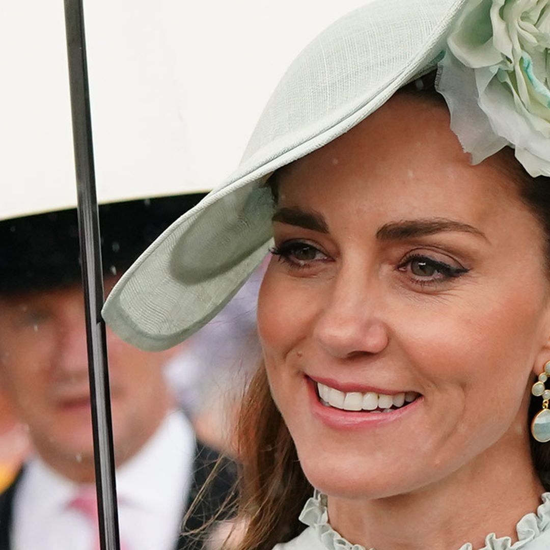 Duchess Kate 'so happy' as she bumps into friend at Buckingham Palace Garden Party