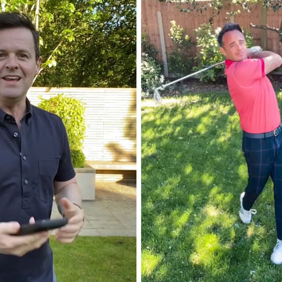 Britain's Got Talent hosts Ant and Dec show off their gorgeous gardens
