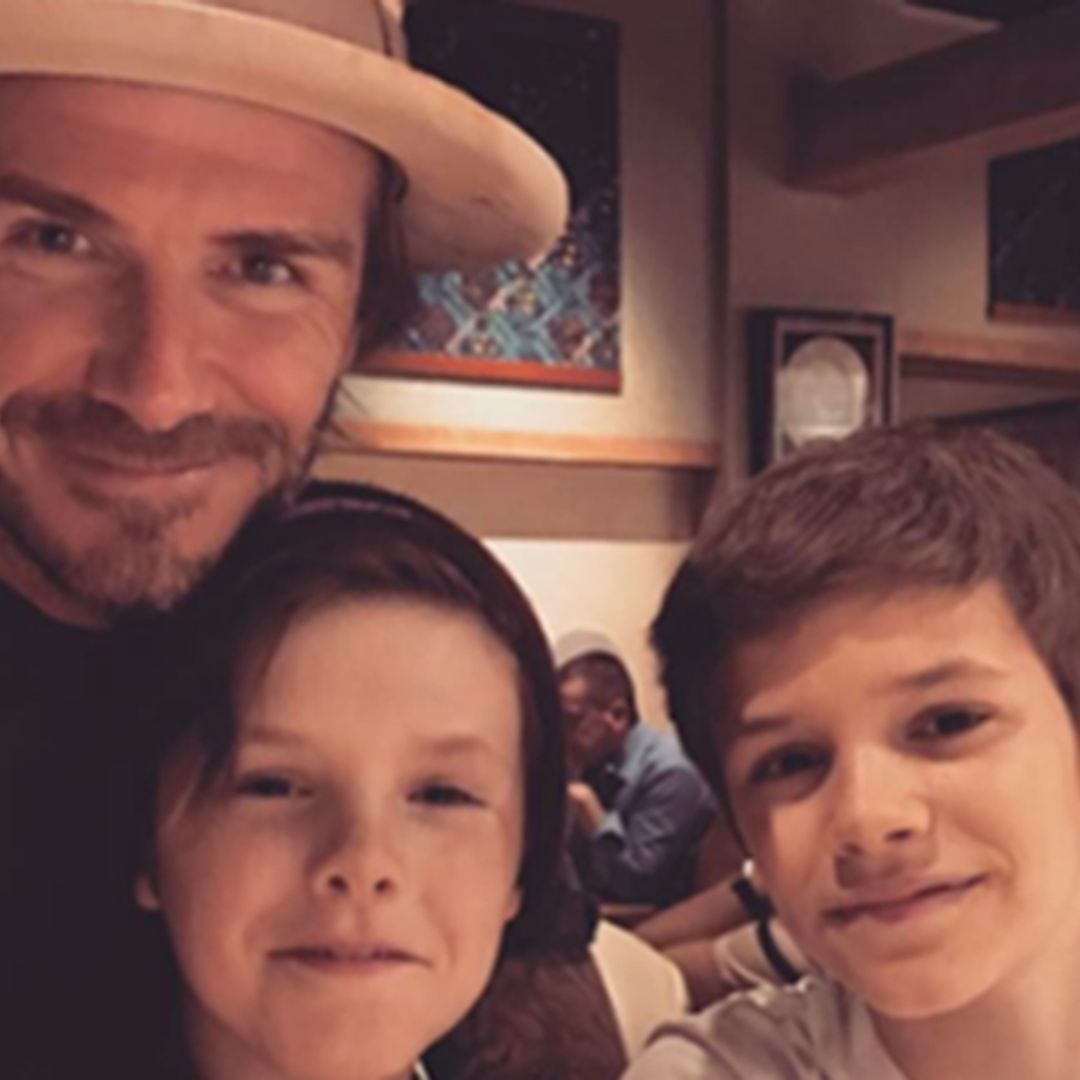 David Beckham Has a Boys Night With Sons Romeo and Cruz at the