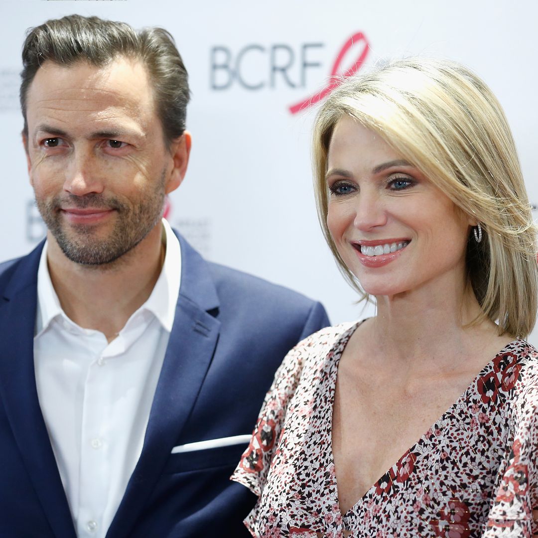 Amy Robach's ex Andrew Shue makes rare appearance in photos to celebrate with family a year after split