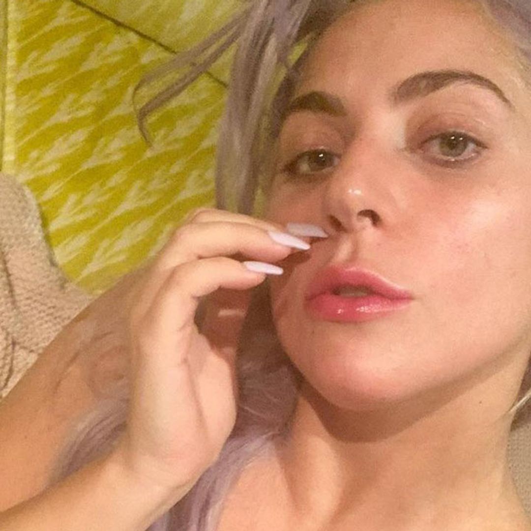 Lady Gaga goes topless as she sunbathes at incredible Malibu mansion