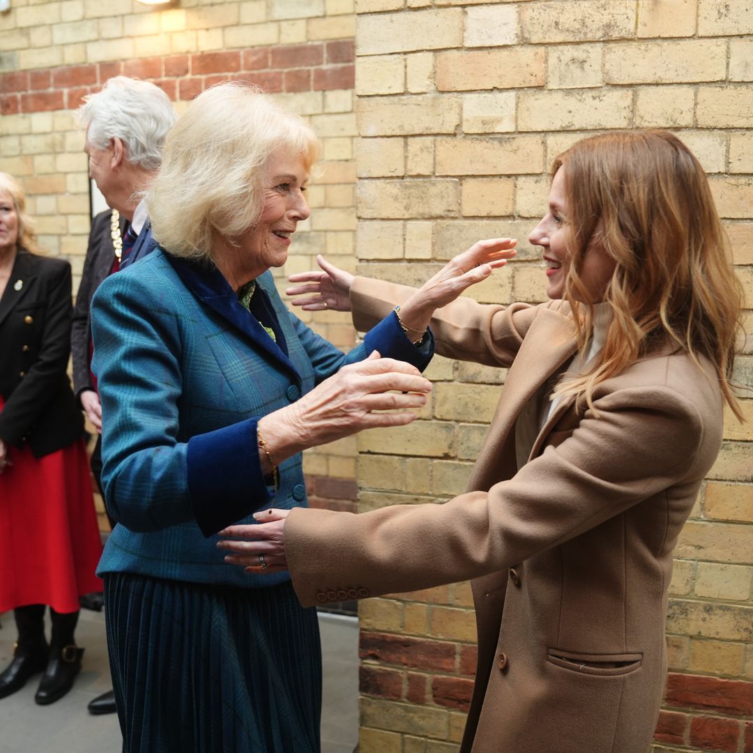 Queen Camilla reunited with Geri Halliwell-Horner during moving royal visit