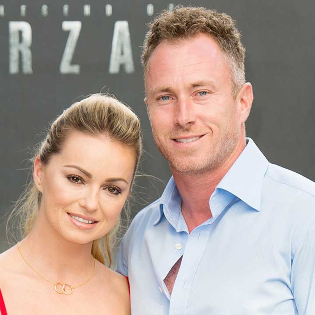 Ola Jordan shares first family selfie shortly after baby Ella's injections