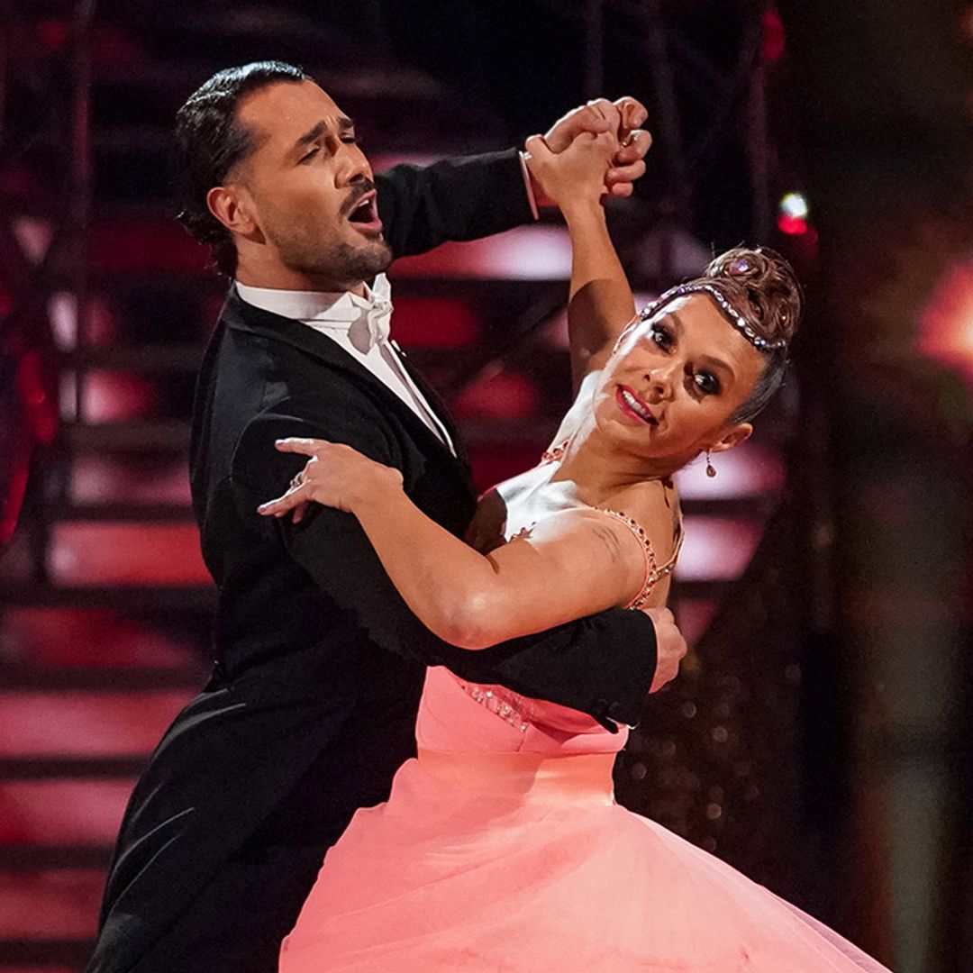 Strictly's Kym Marsh puts on brave face after painful setback