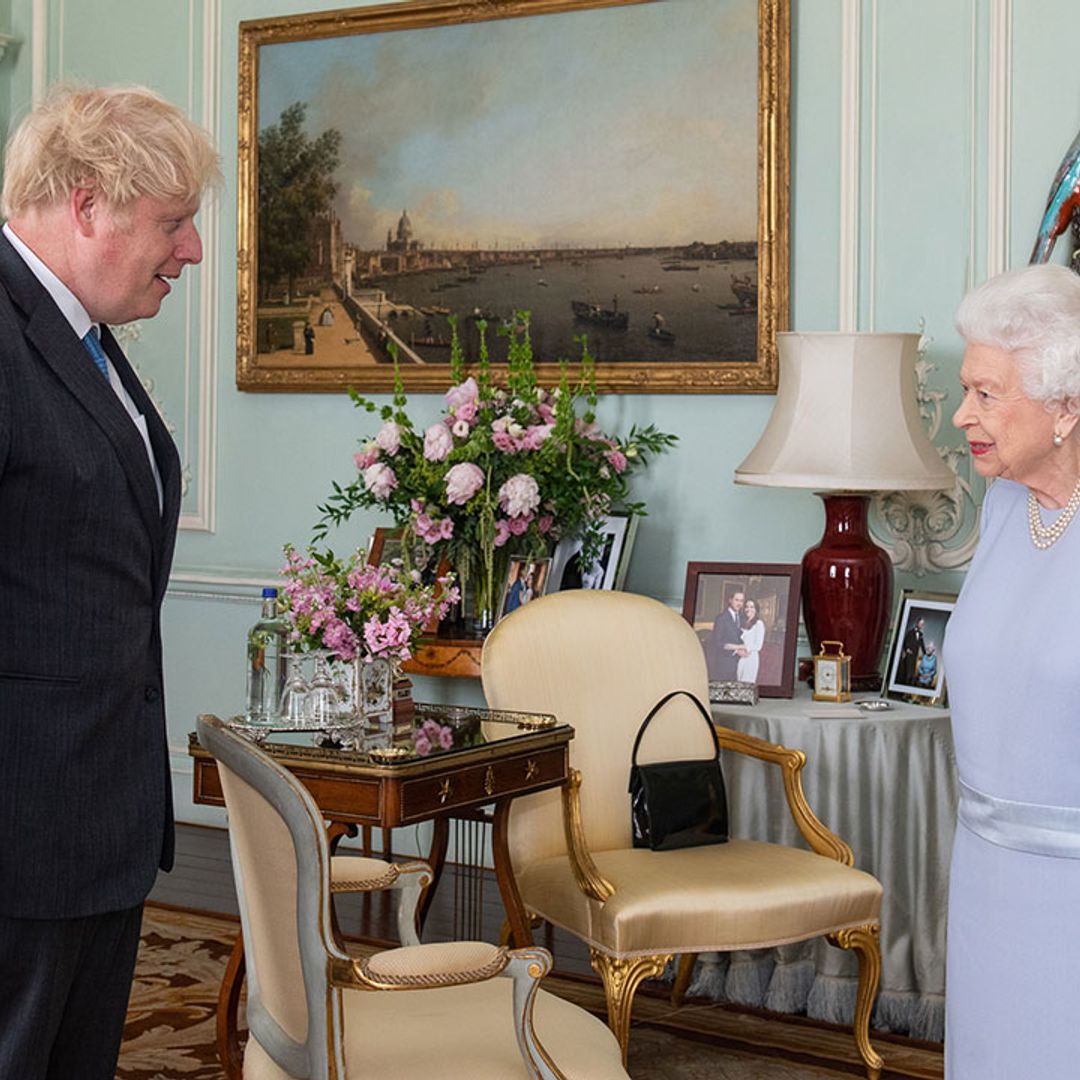 The Queen remains silent as Prime Minister Boris Johnson announces resignation