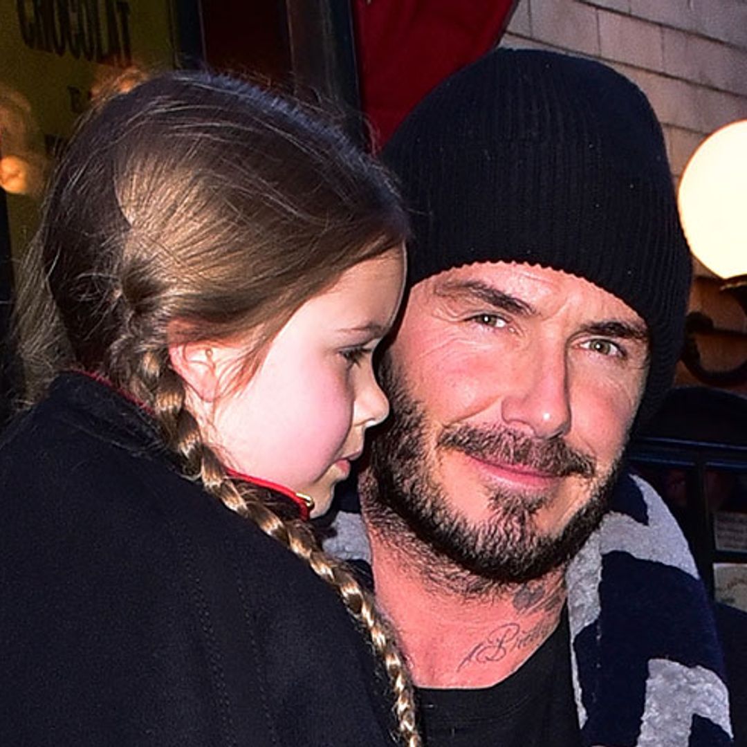 David Beckham building a Disney castle for Harper is the cutest thing
