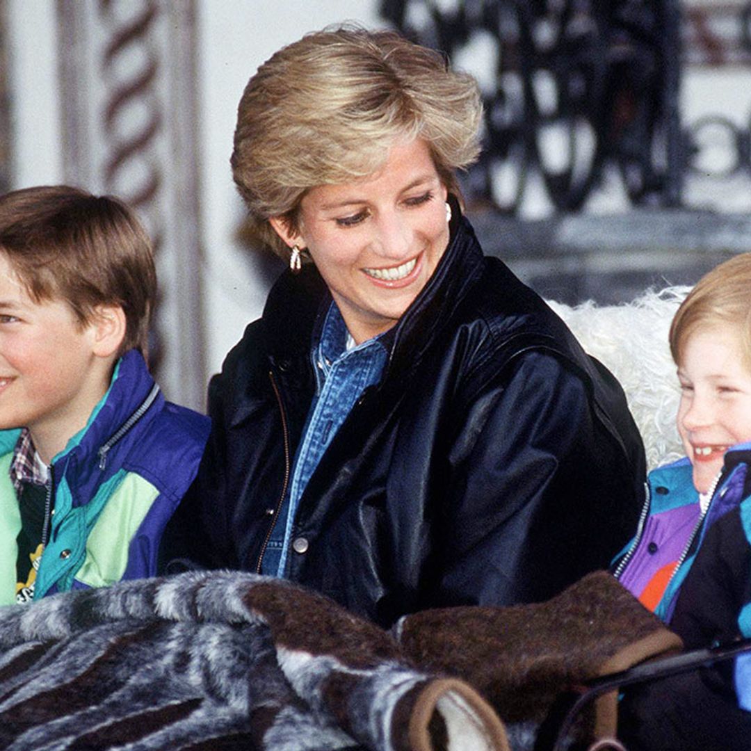 What did Prince William and Prince Harry inherit from Princess Diana?