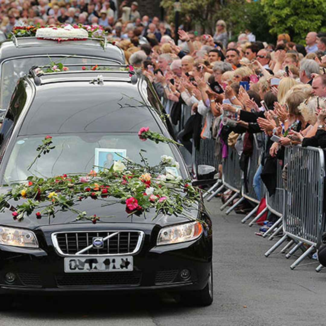 Cilla Black's funeral: Fans gather to pay their last respects