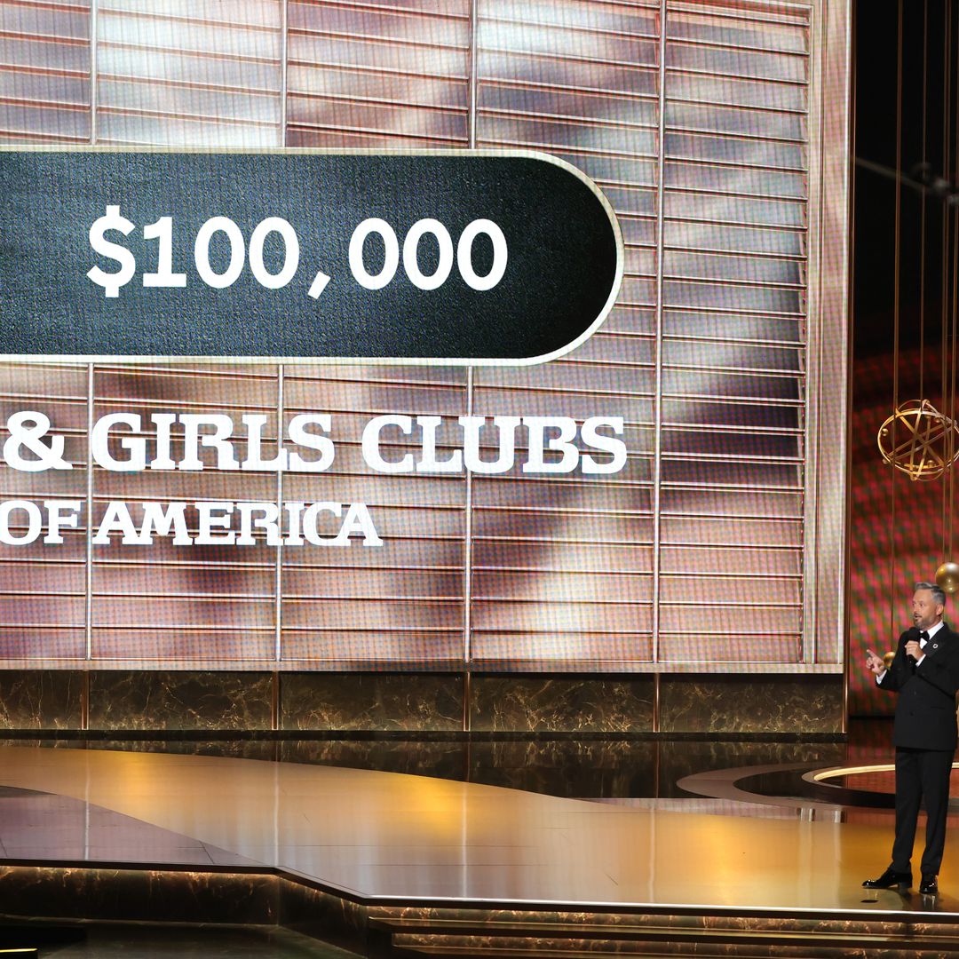 Host Nate Bargatze speaks onstage during the 77th Primetime Emmy Awards at Peacock Theater on September 14, 2025 in Los Angeles, California.