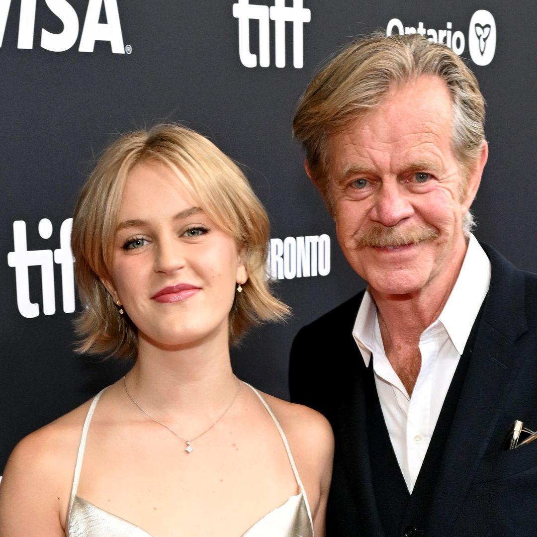 Felicity Huffman's daughter Georgia stuns in metallic dress during rare public appearance with dad William H. Macy at TIFF 2025