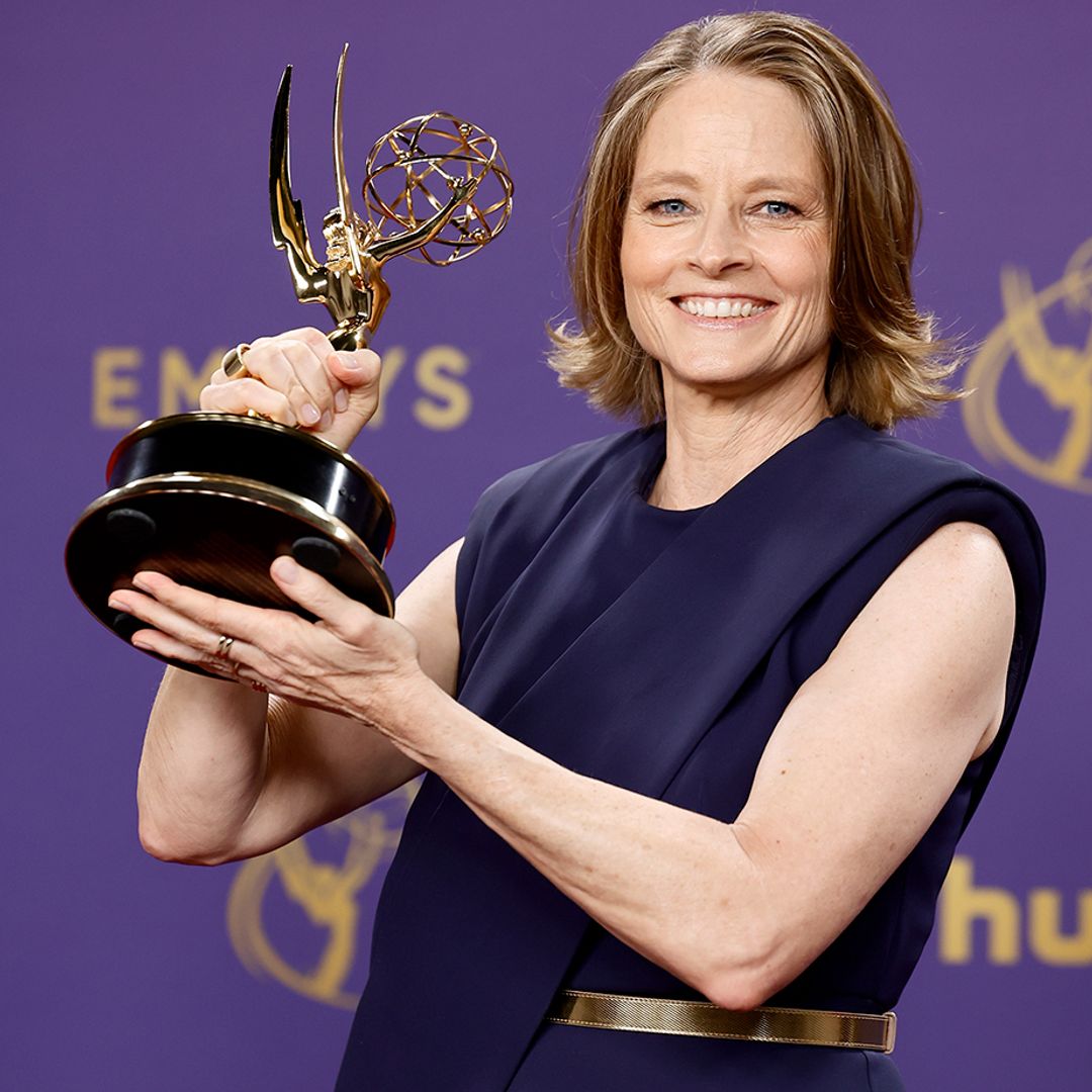 Jodie Foster's sweet call out to her sons as she wins first-ever Emmy for True Detective