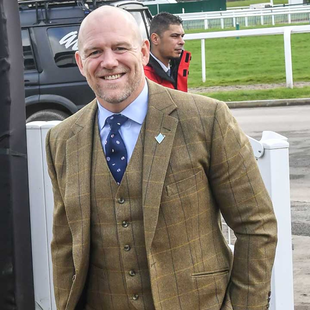 Mike Tindall reunited with special friends at the races