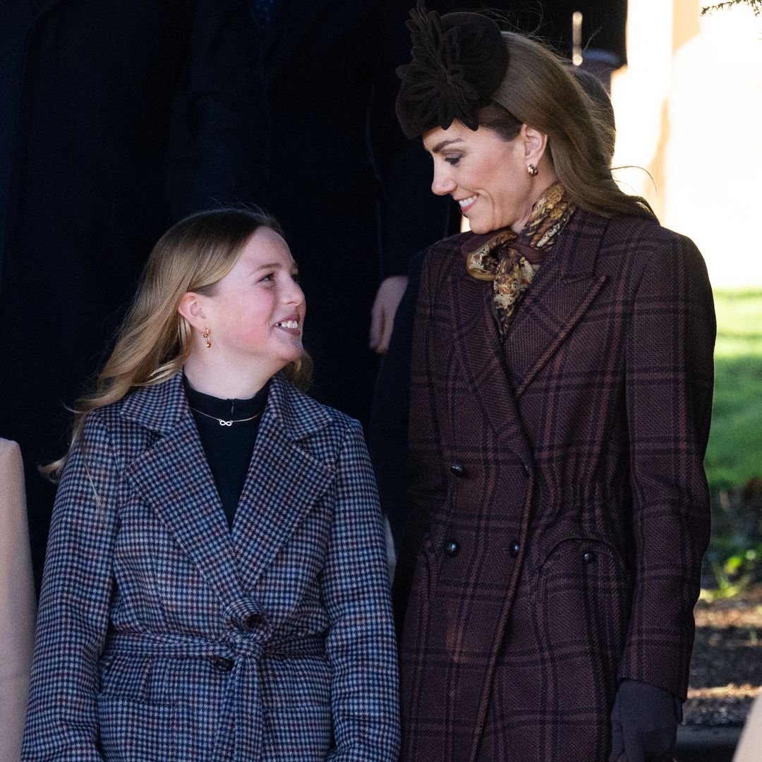 Princess Kate hugs Mia Tindall during royal festive family reunion