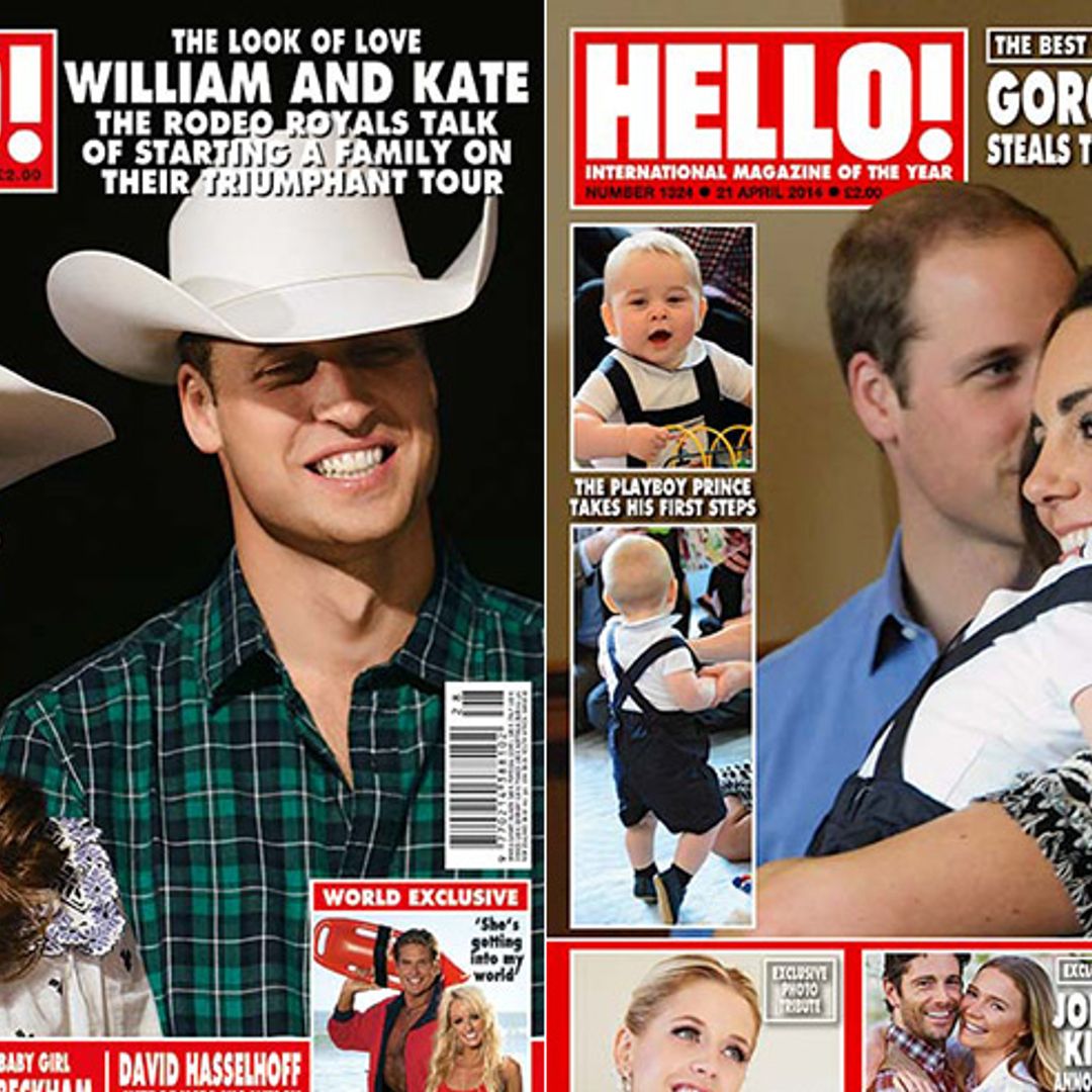Royal tours: a look back at our favourite HELLO! covers
