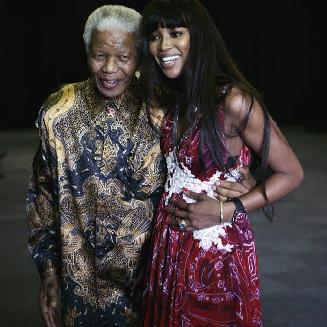 Naomi's tears for Nelson: supermodel bids farewell to iconic leader