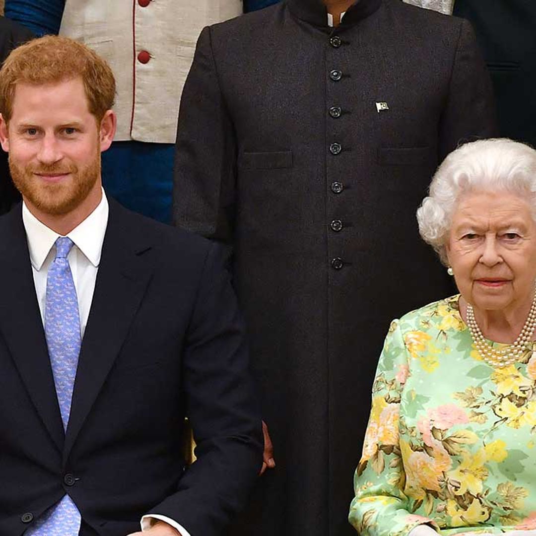 Prince Harry enjoys low-key Sunday lunch with the Queen as he prepares to quit royal life