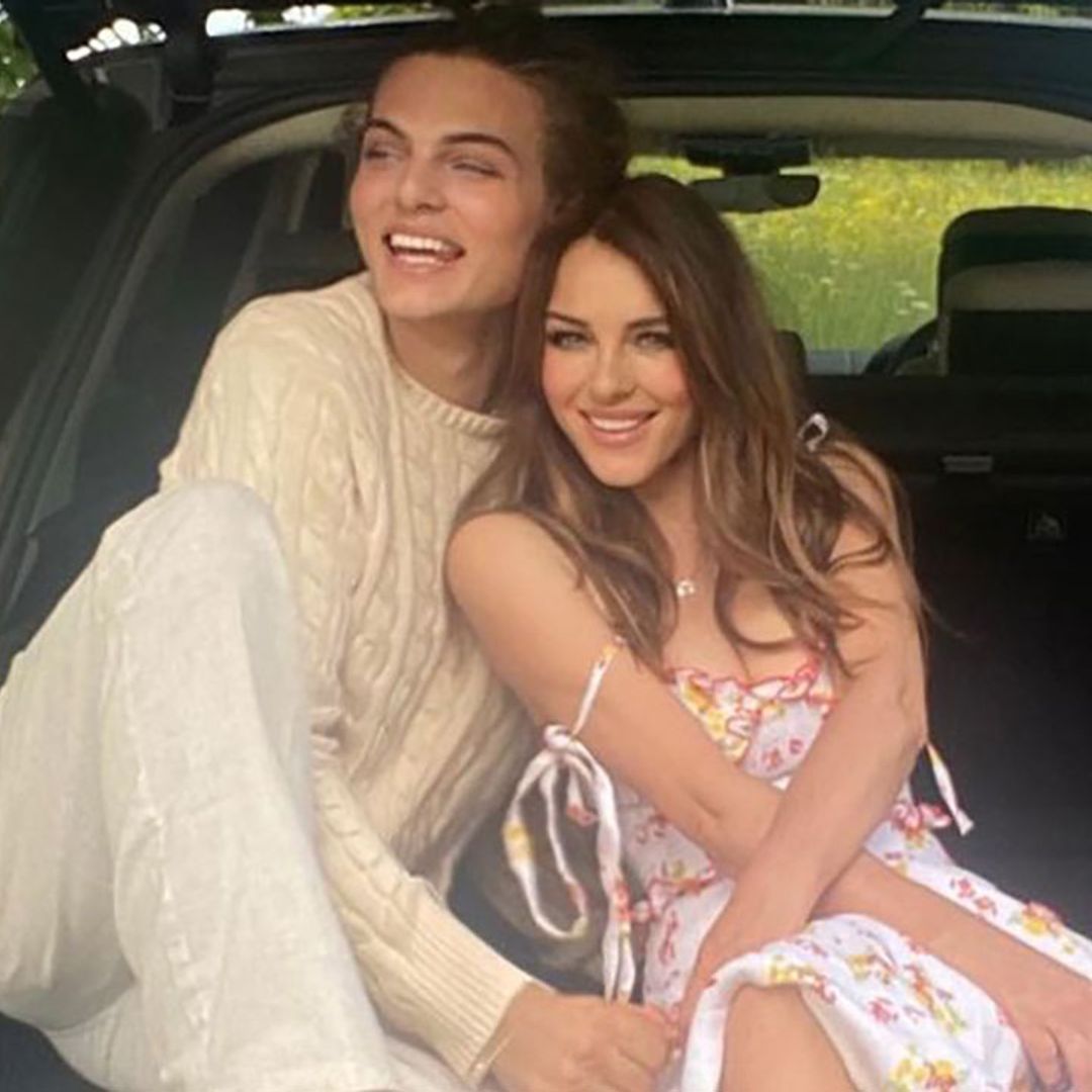 Elizabeth Hurley's son Damian shares incredible snap of his mum and pays her the ultimate compliment