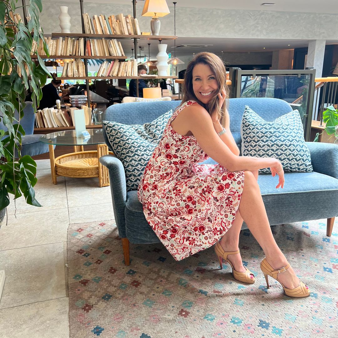 How to wear a floral midi dress in your 50s without looking dated