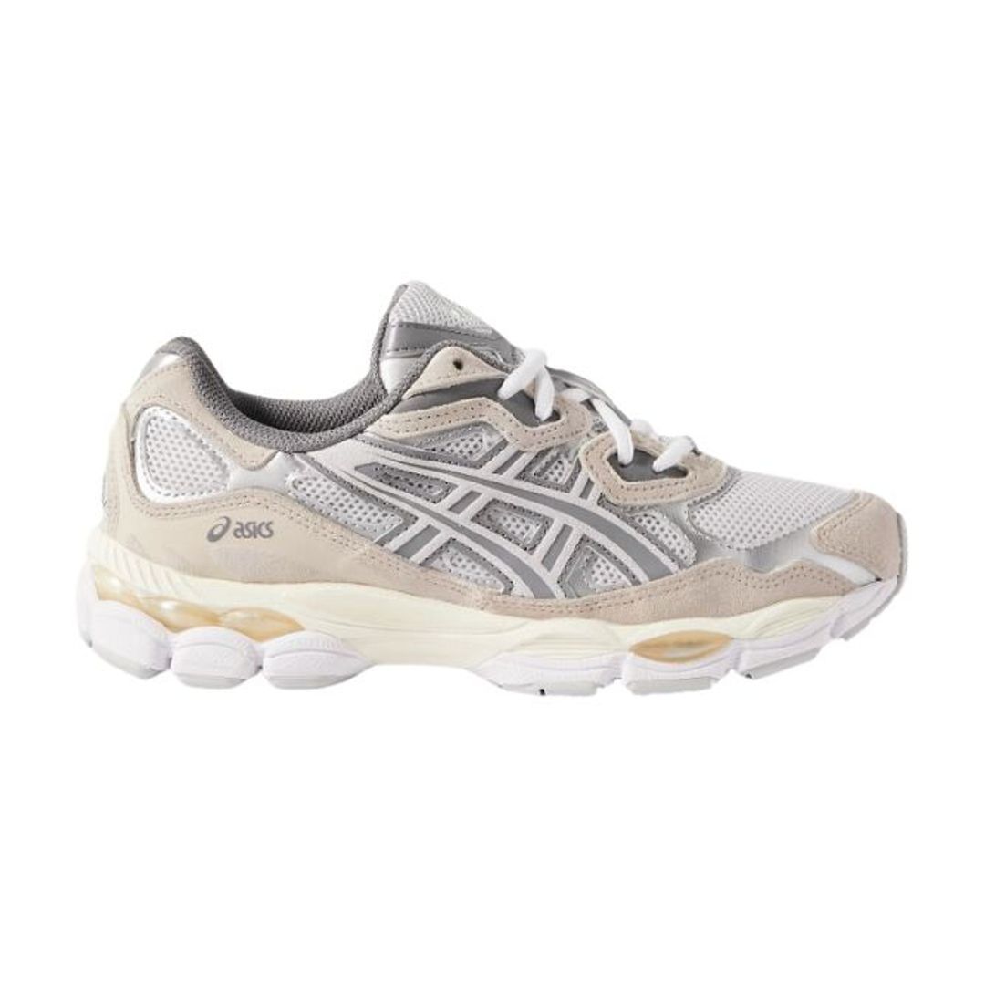 Asics GEL-NYC leather and suede-trimmed mesh sneakers