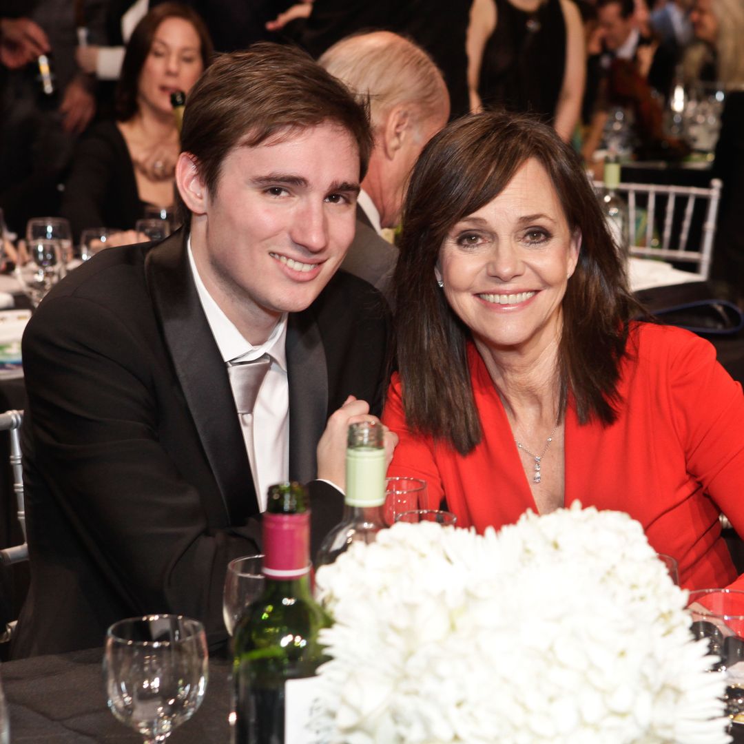 Sally Field, 78, proudly rocks gray hair in rare picture with son