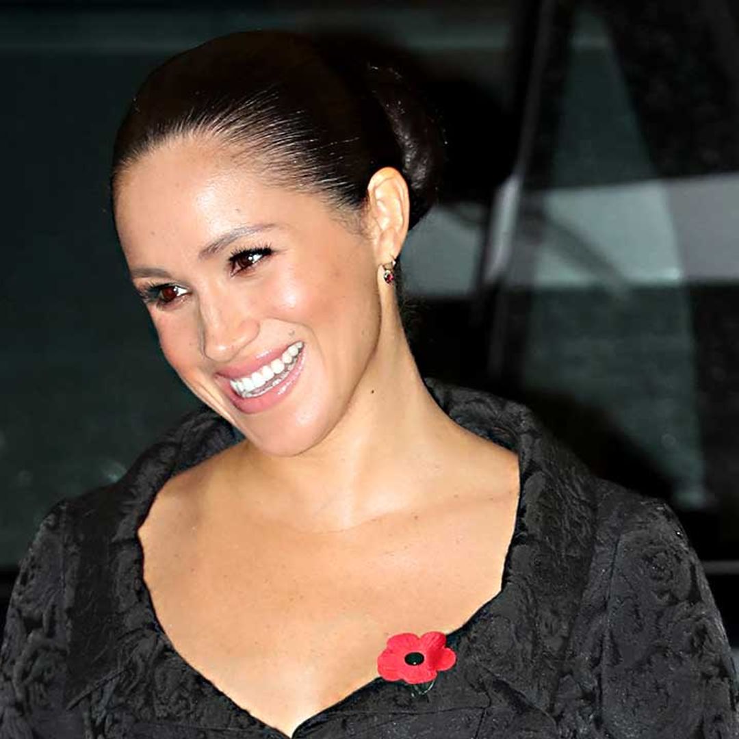 Meghan Markle delights in black jacquard dress at the Festival of Remembrance