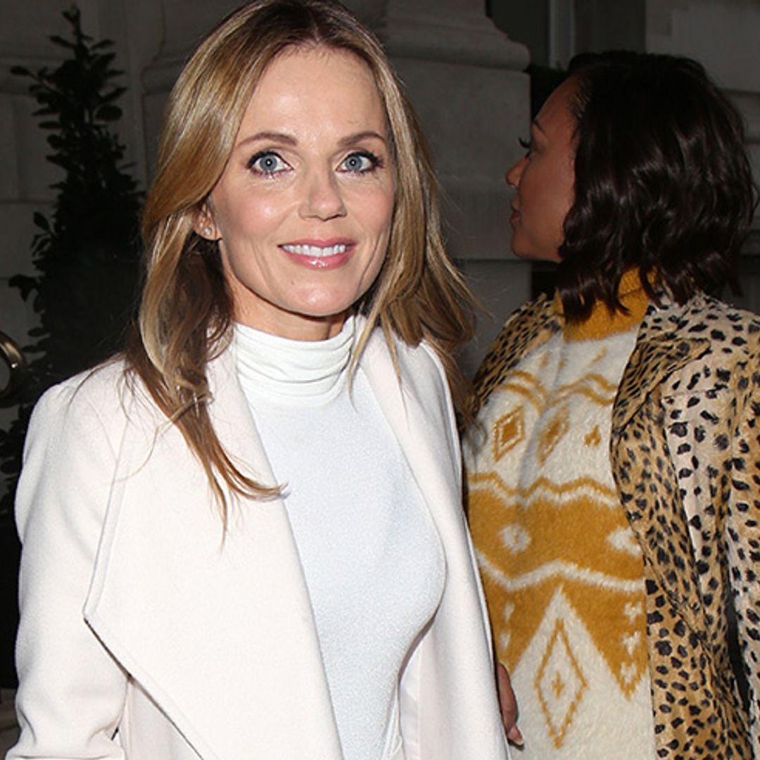 A bit of all white! Geri Horner channels Victoria Beckham in this new outfit
