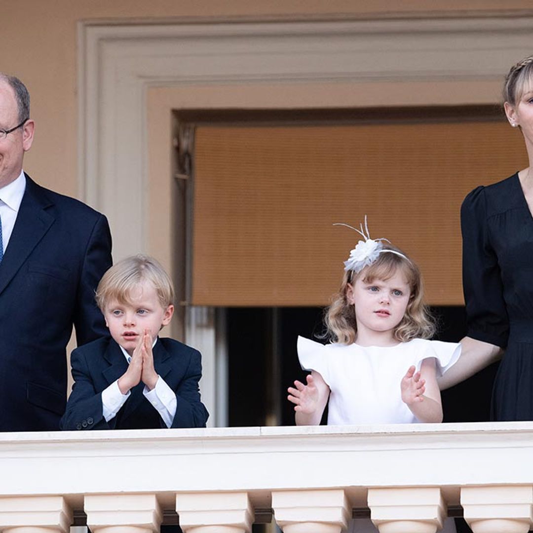 Princess Charlene features in royal family Christmas card whilst she remains in treatment centre
