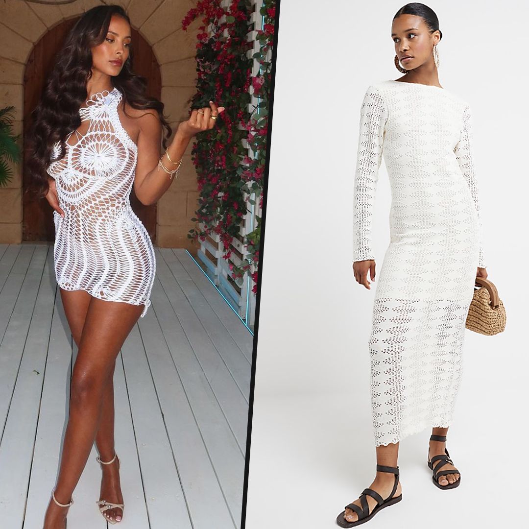 Maya Jama's white Love Island dress is trending - 7 crochet dresses you need for summer