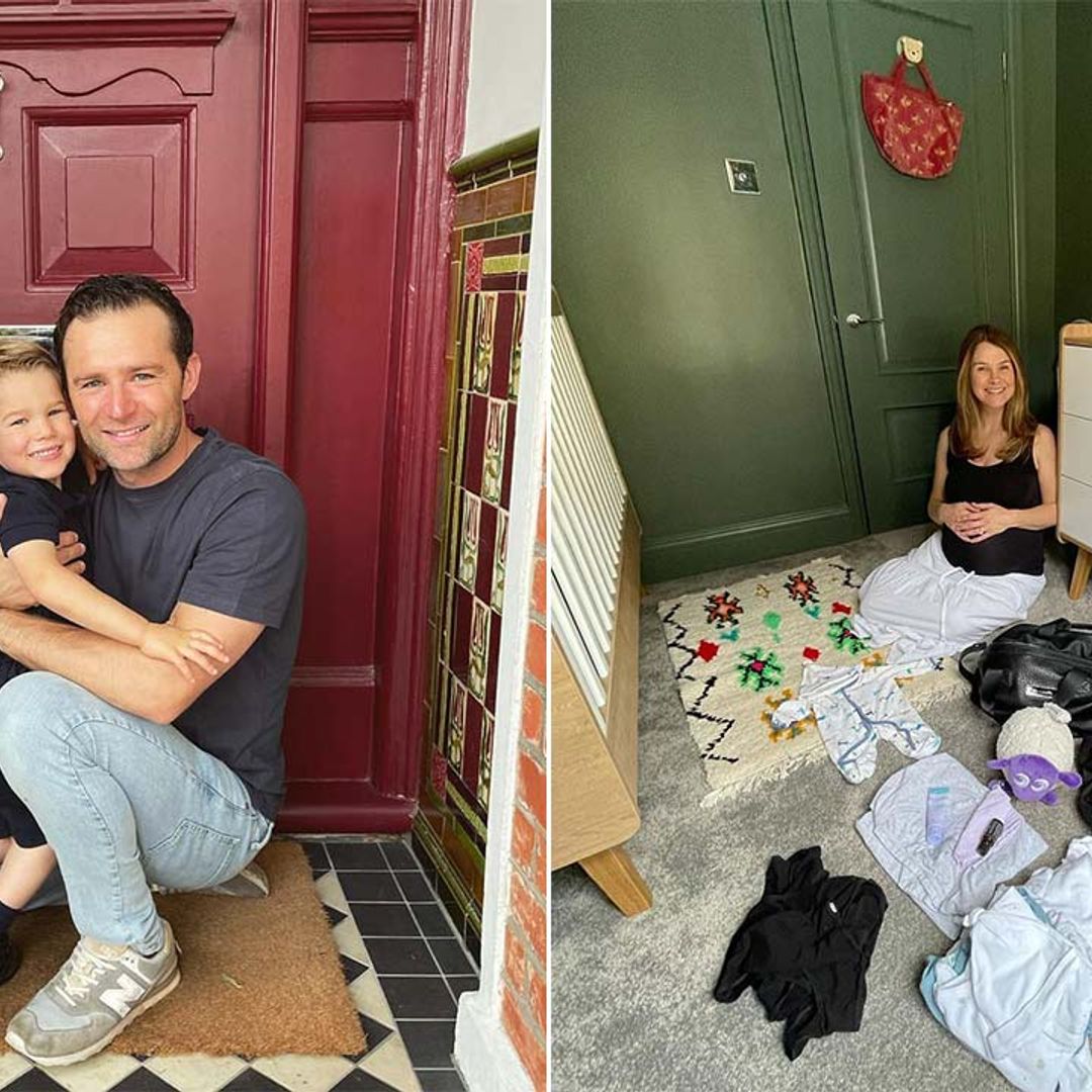 Harry Judd and wife Izzy return to rainbow family home with baby Lockie - photos