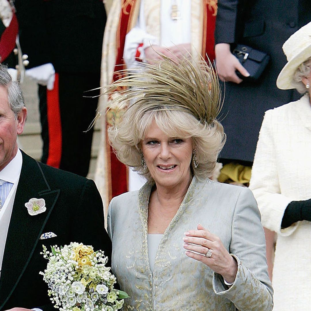 Watch: Queen Elizabeth has the best reaction to Queen Consort Camilla's wedding struggle