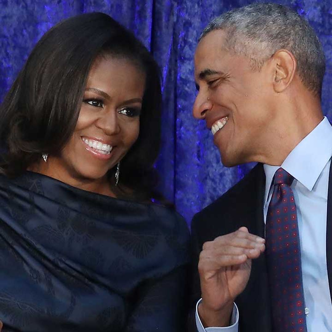 Michelle Obama unveils never-before-seen wedding photo with Barack