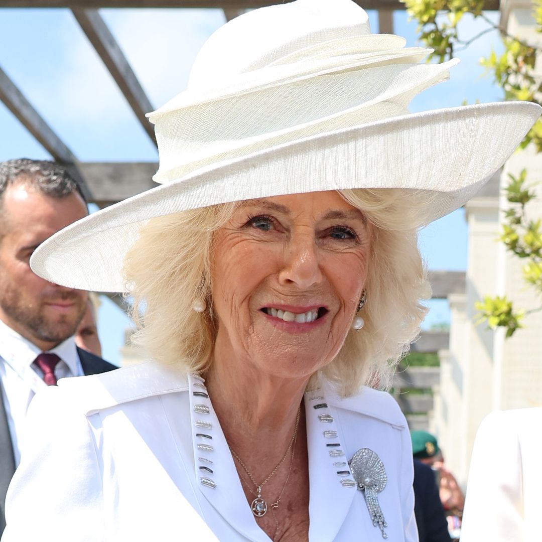 Queen Camilla teams bridal dress with sentimental nod to King Charles' late mother