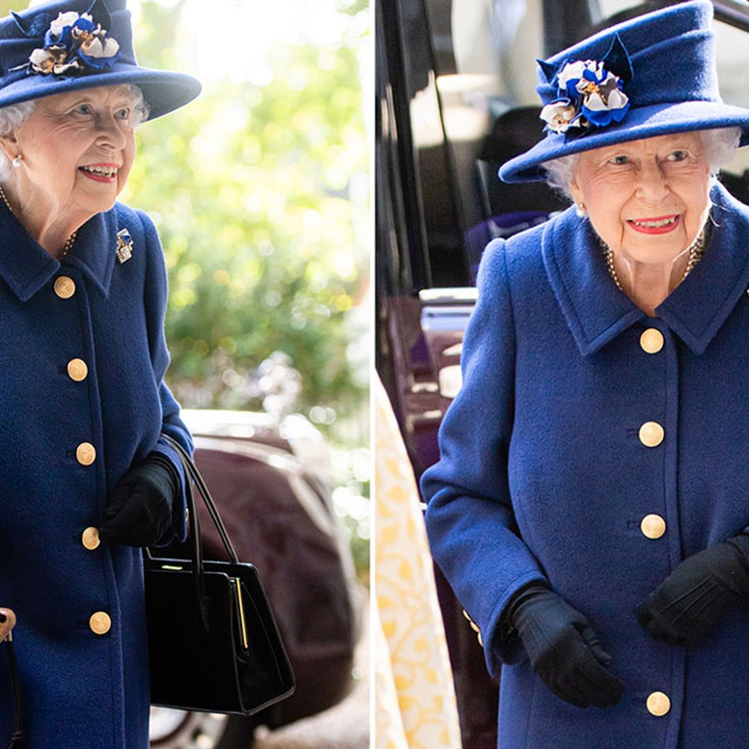 The Queen uses walking stick for first time in 17 years at joint outing with Princess Anne