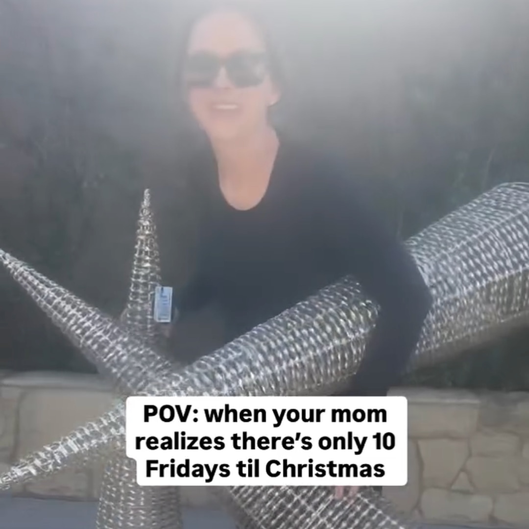 Lacey Chabert caught carrying tinsel spikes for Christmas in her home by her daughter Julia, shared on Instagram