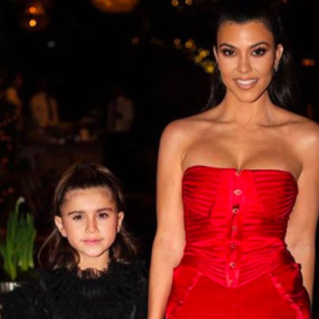 Kourtney Kardashian's daughter Penelope goes to visit her mum's old school in sweet new photo