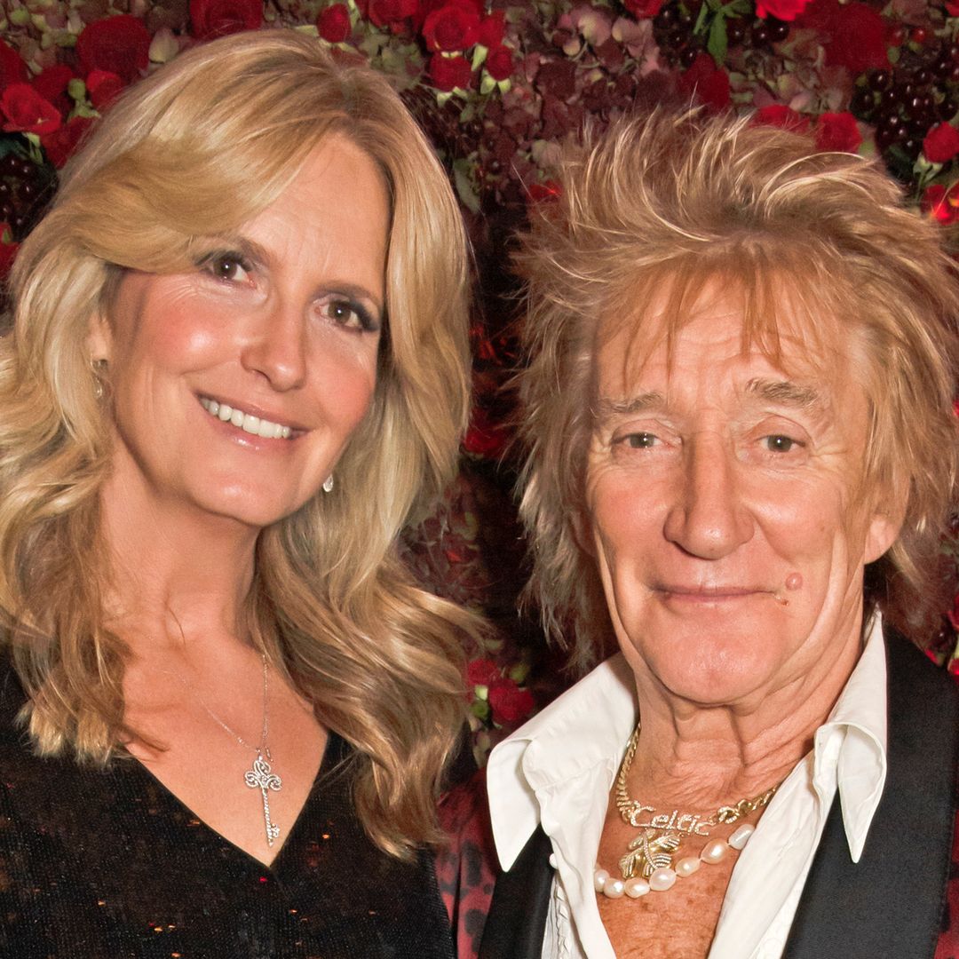 Penny Lancaster amazes in daring bridal inspired dress for date night with Rod Stewart
