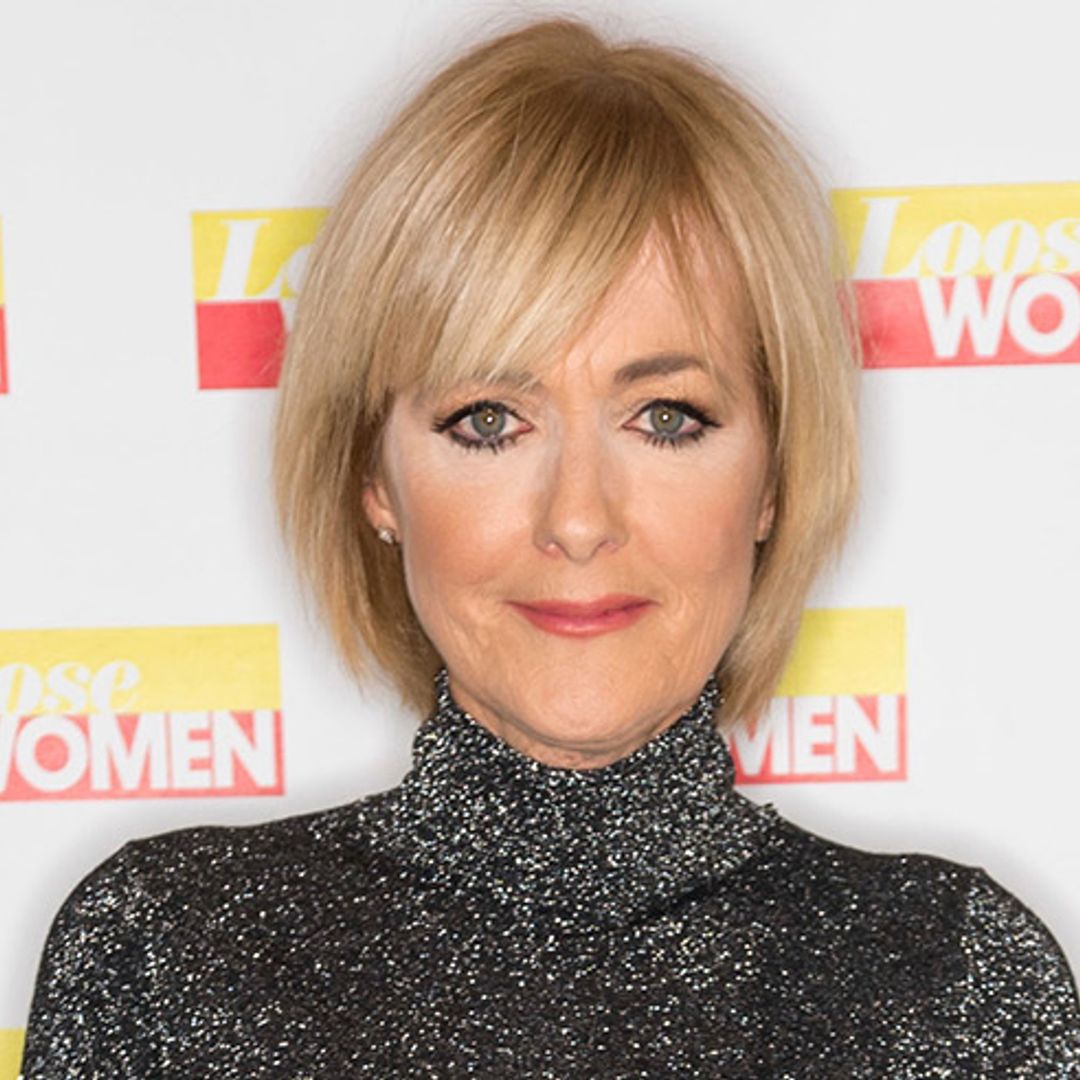 Jane Moore wows fans with a blue velvet skirt she bagged in the January sale