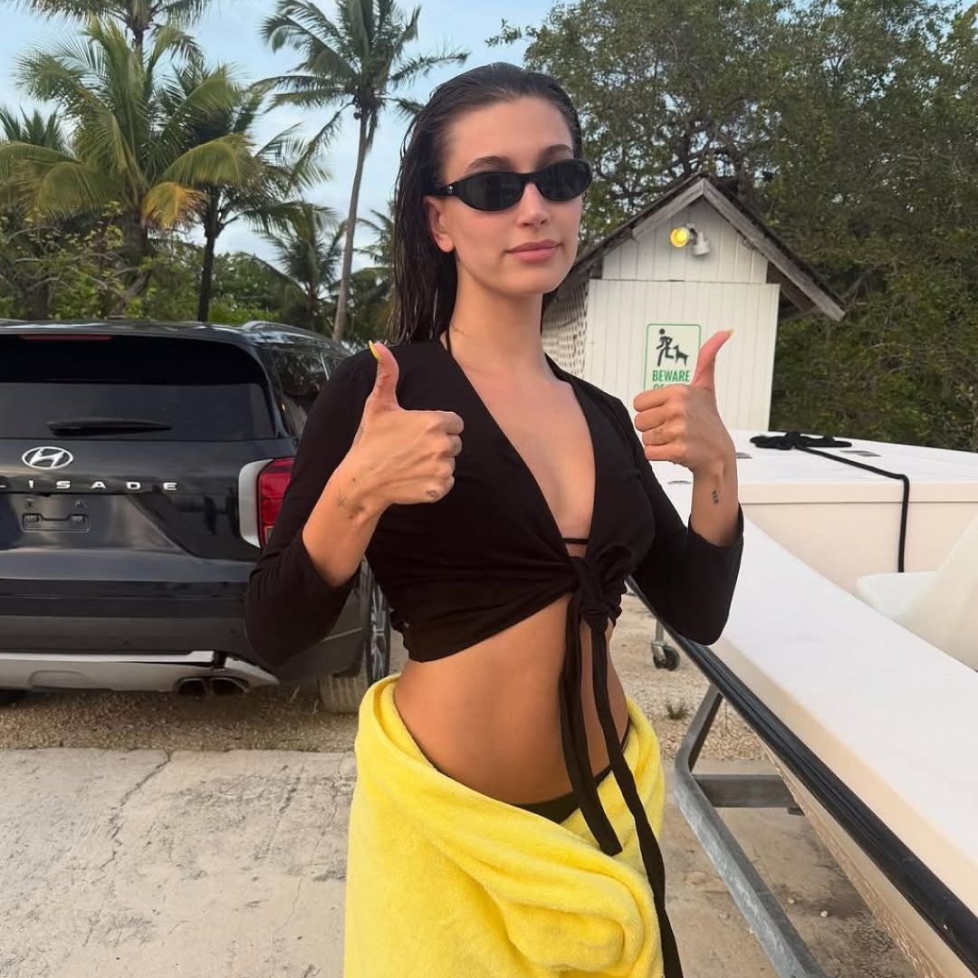 Hailey Bieber has declared lemon yellow the hue of the summer 