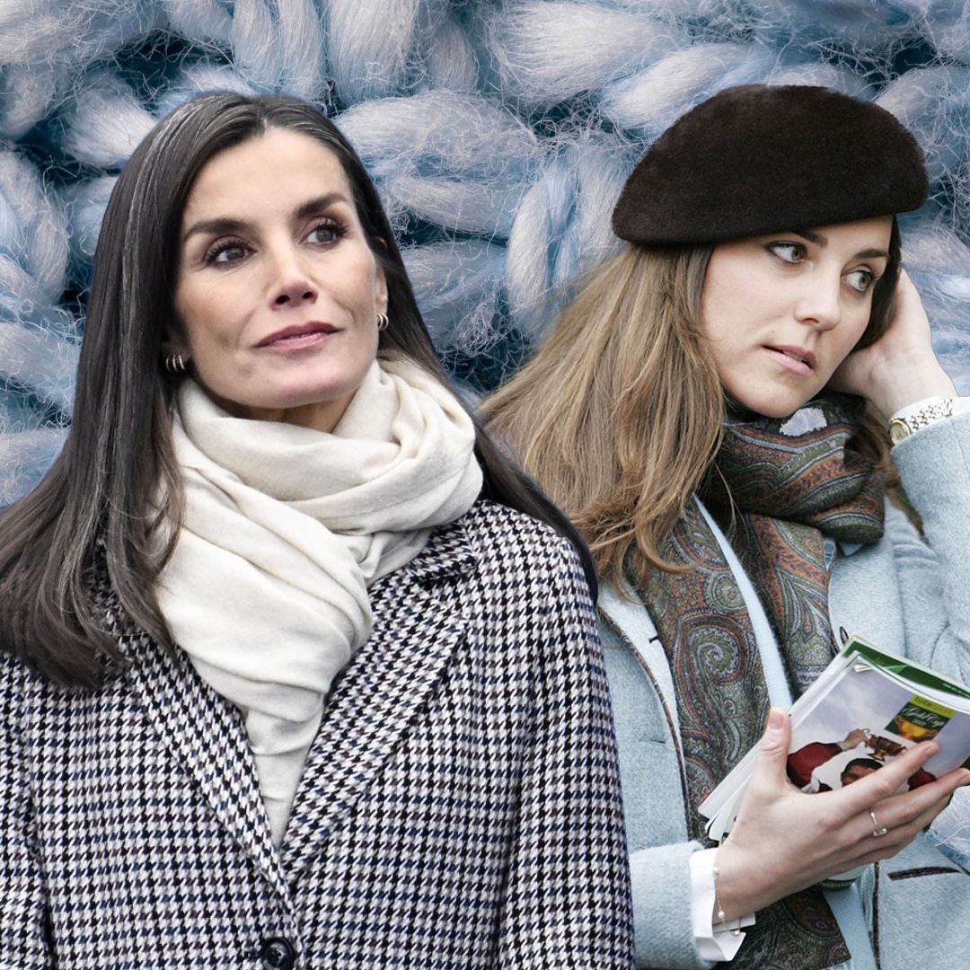 Royal ladies in scarves - best photos 
