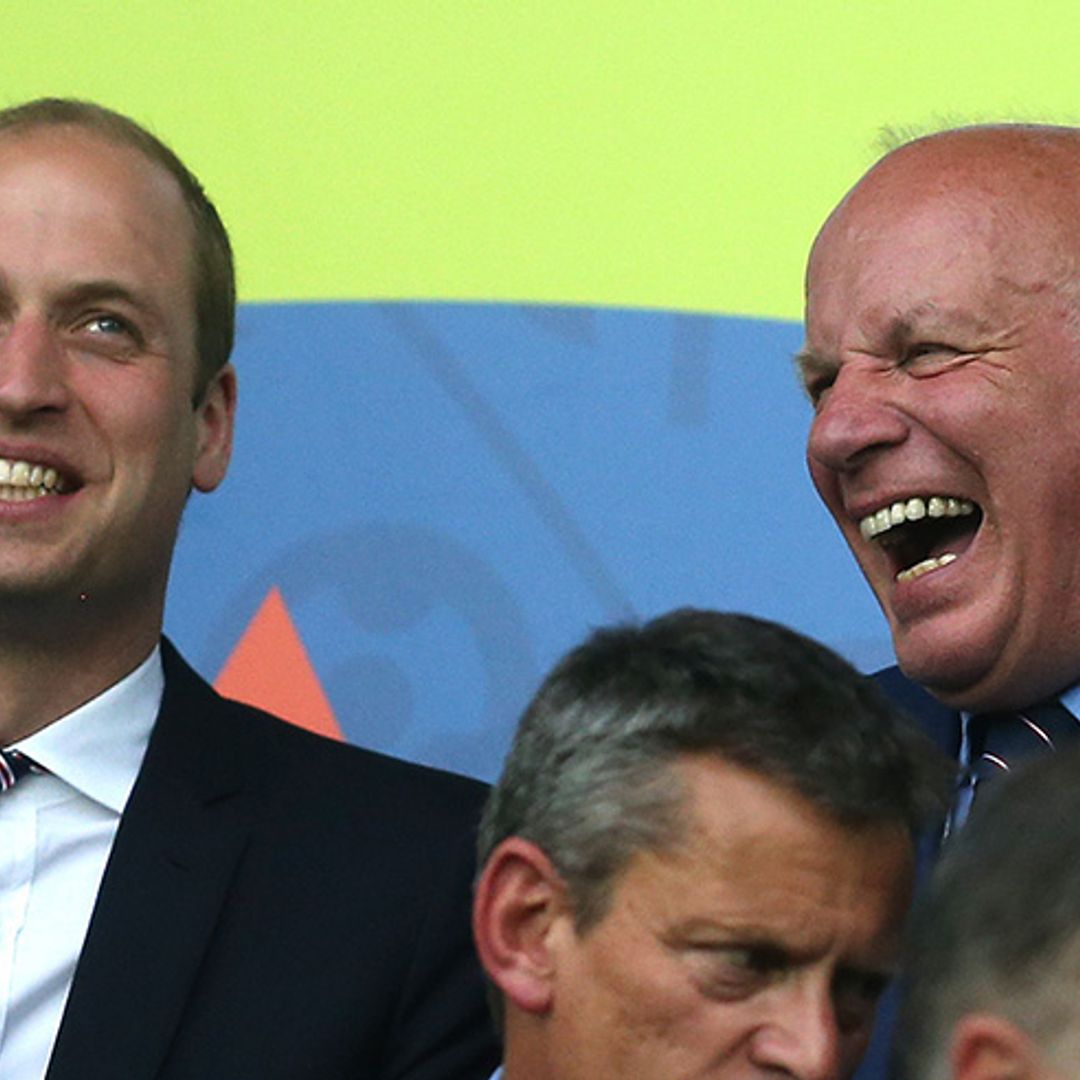 Prince William 'happy' that England are playing Iceland in Euros